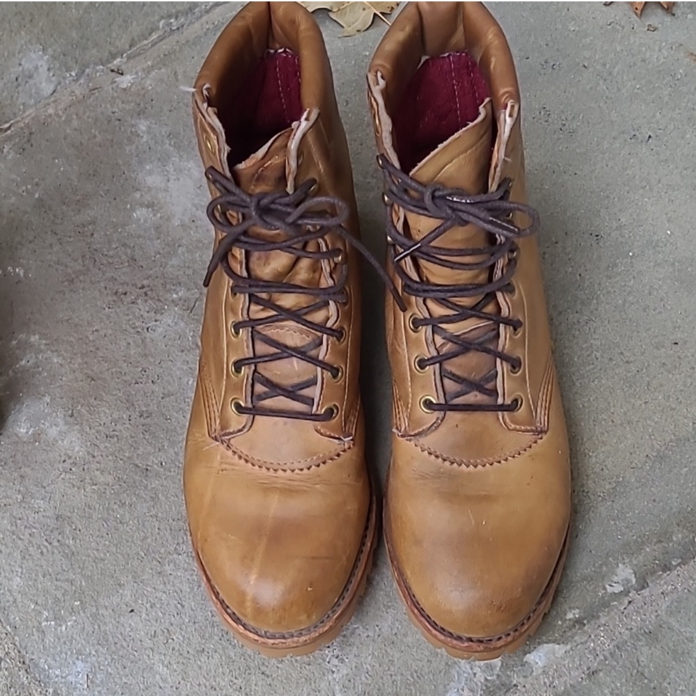 Chippewa original leather vintage  work utility boots - Picture 8 of 12